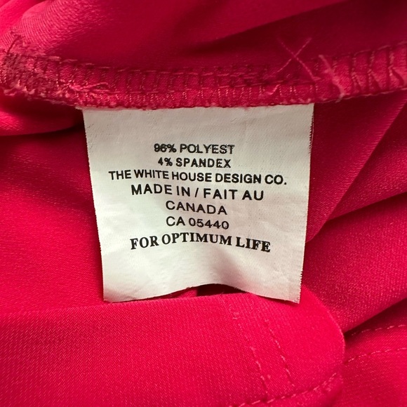 Sympli Rounded Neck 3/4 Sleeve Travel Friendly Long Blouse Tunic Size XL Pink - Picture 4 of 4